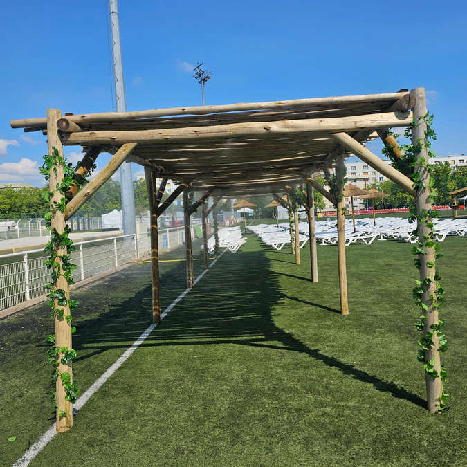 Pergola de 6x3m en bois