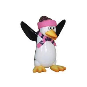 pingouin-bras-leves-rose-3