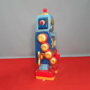 robot-decoratif-vintage-bleu-rouge-or (2)