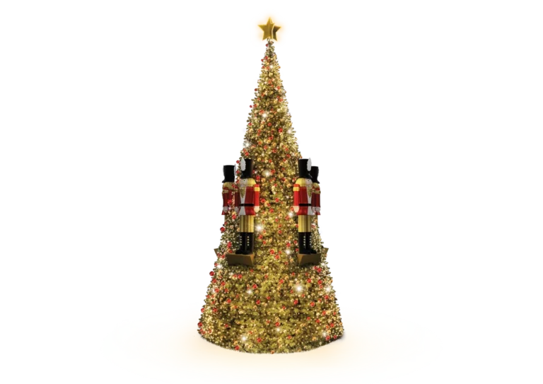 Sapin de Noël conique «Casse-Noisette» XXL 11m