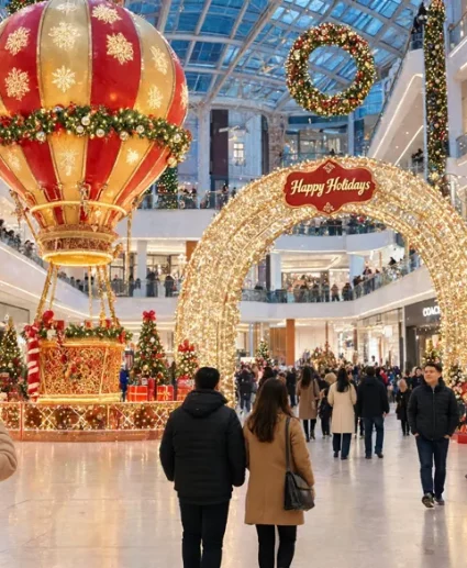 decoration-noel-centre-commercial-professionnel