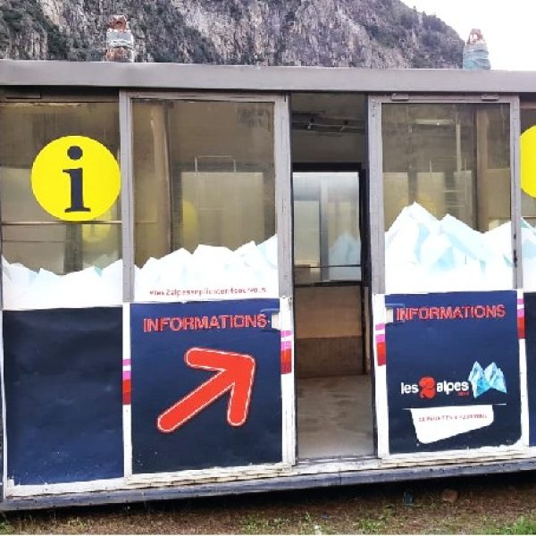 Télécabine 10 places 2 Alpes bleue